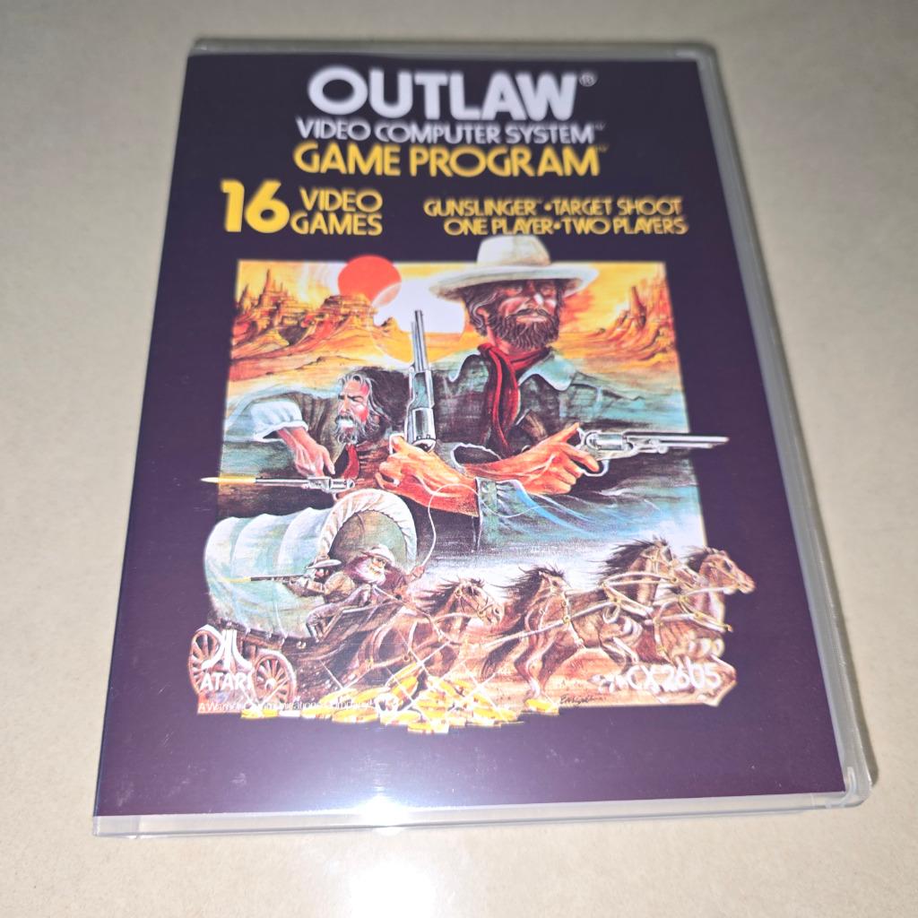 Outlaw Atari 2600 Game Case, Games en Spelcomputers, Games | Atari, Verzenden, Zo goed als nieuw, Atari 2600