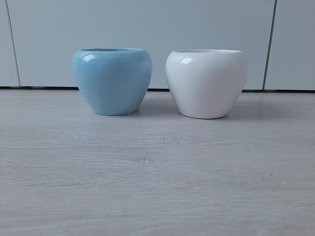 2 cache-pots, Jardin & Terrasse, Pots de fleurs, Enlèvement ou Envoi, Utilisé