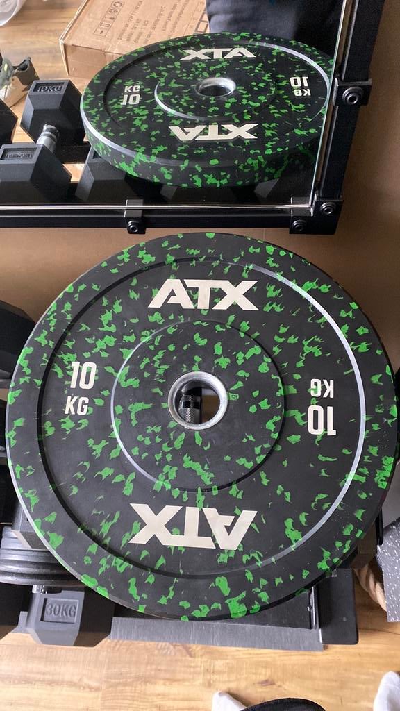 Bumper plates Atx, Sport en Fitness, Ophalen, Zo goed als nieuw
