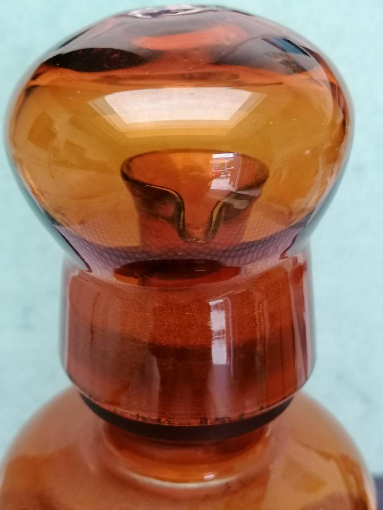 Zeldzame apotheekfles uitneembare tuit bolvormige glazen dop, Antiquités & Art, Curiosités & Brocante, Enlèvement ou Envoi