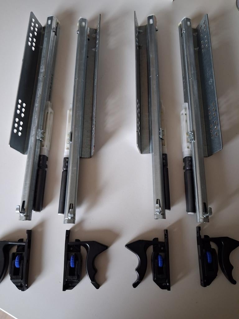 HETTICH ladegeleiders 350 met quadro V6 gel., Enlèvement