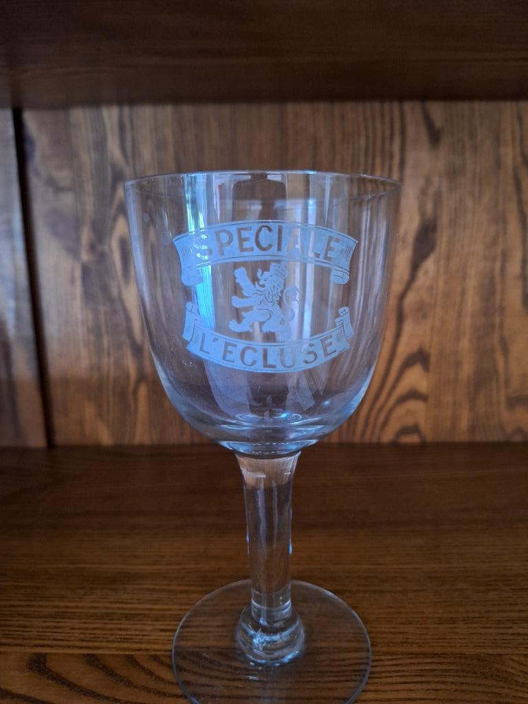 Bierglas Special L'Ecluse, Ophalen of Verzenden, Gebruikt, Bierglas