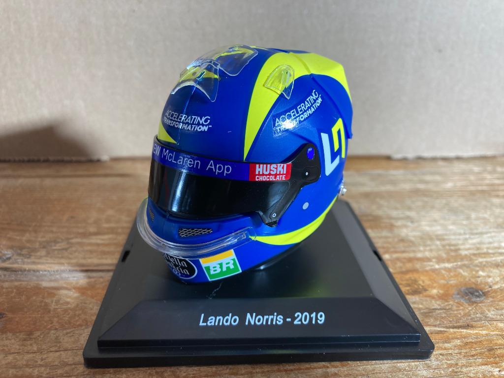 Lando Norris 1:5 helm 2019 Italian GP Helmet Spark Mclaren, Enlèvement ou Envoi, Neuf, ForTwo