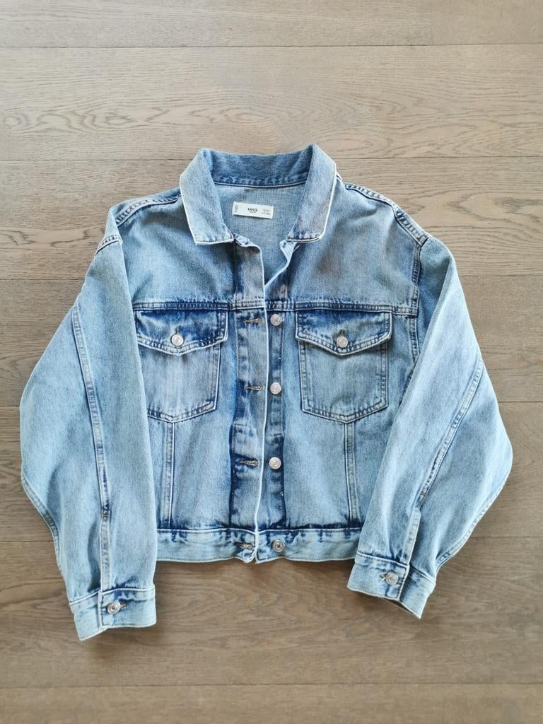 Mango MNG Denim Jeans jasje bomberjack NIEUW niet gedragen, Blauw, MNG, Nieuw, Ophalen of Verzenden