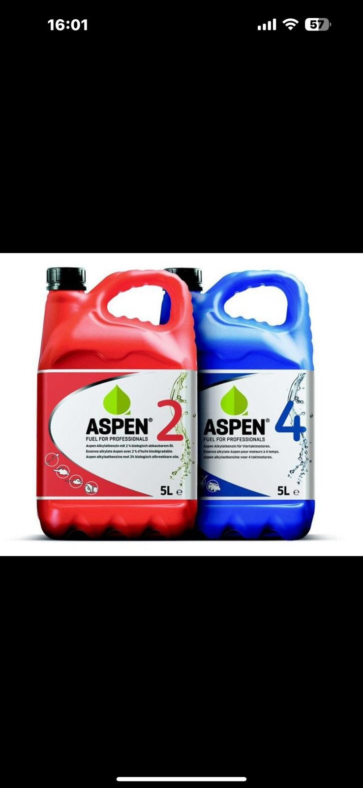 Aspen 2 en 4 brandstof 5 L bussen, Enlèvement, Neuf