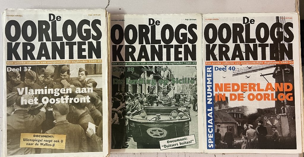 Oorlogskranten, Ophalen of Verzenden, 1940 tot 1960, Krant