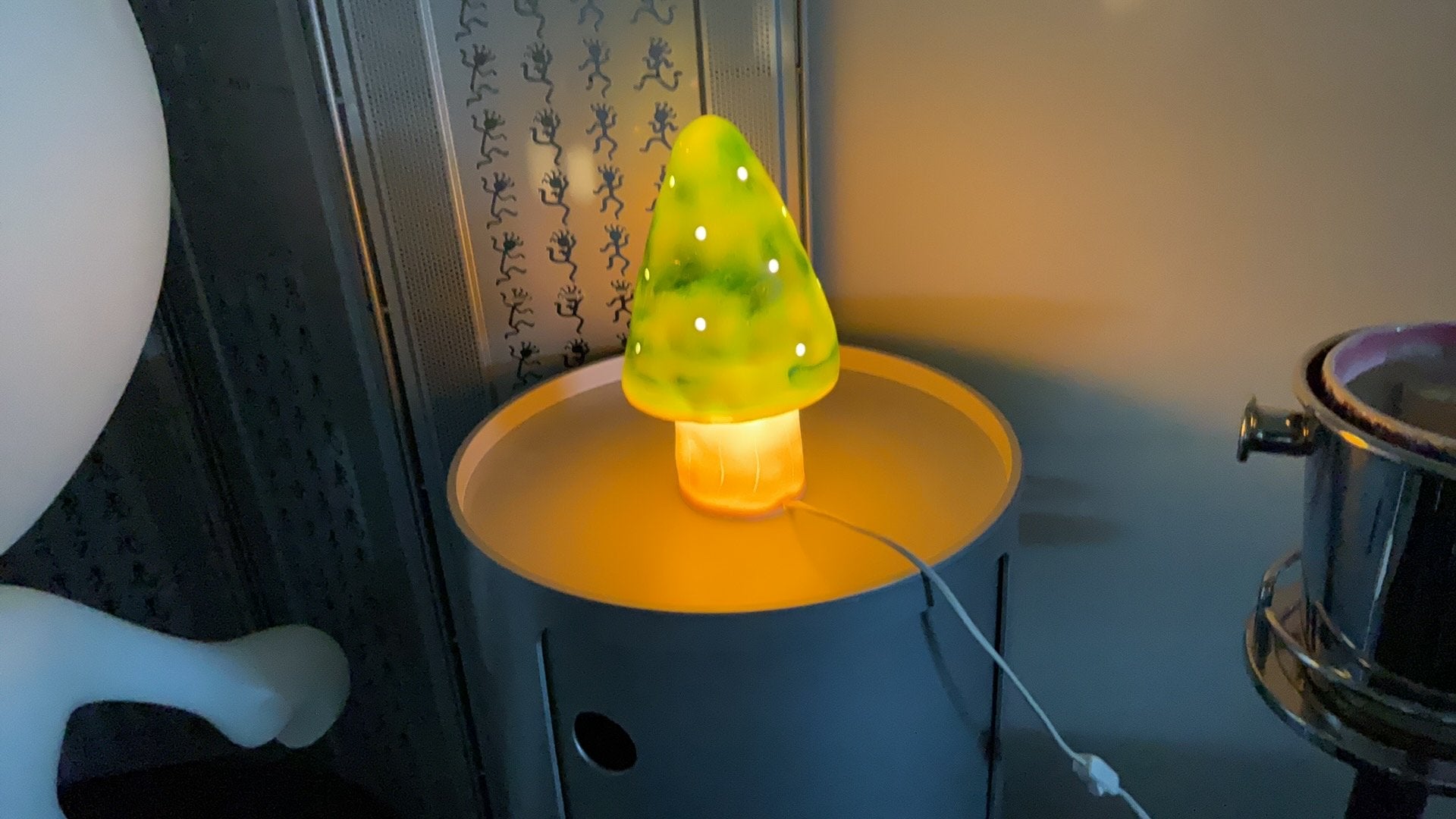 Heico Retro  lamp, Groen, Ophalen of Verzenden, Zo goed als nieuw