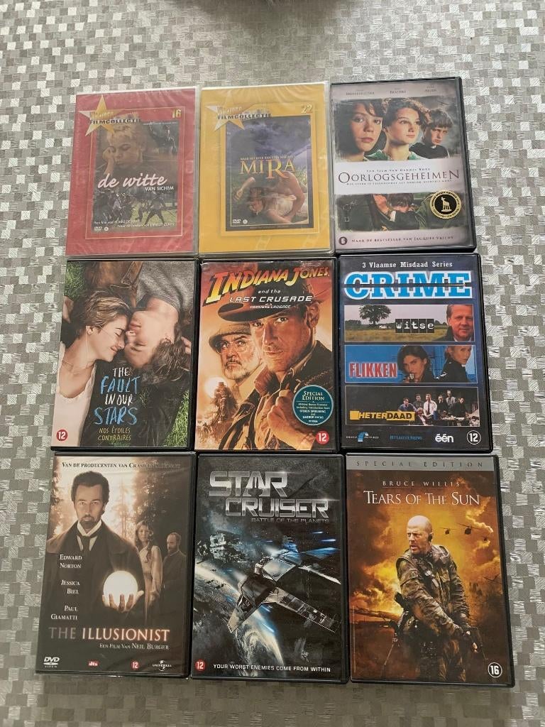 DVD's vlees en bloed,Gloria,Witte, oorlog, Crime,Illusionist, Verzenden, Nieuw in verpakking, Oorlog