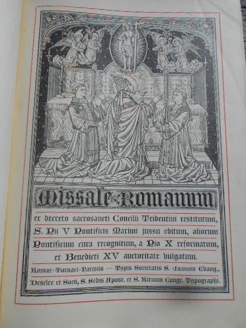 zware missaal in het latijn dd 1949, Verzamelen, Ophalen of Verzenden, Gebruikt, Boek, Christendom | Katholiek