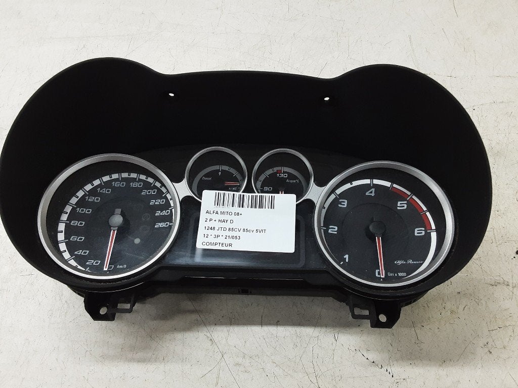 COMPTEUR DE VITESSE Alfa Romeo MiTo (955) (50520872), Utilisé, Alfa Romeo