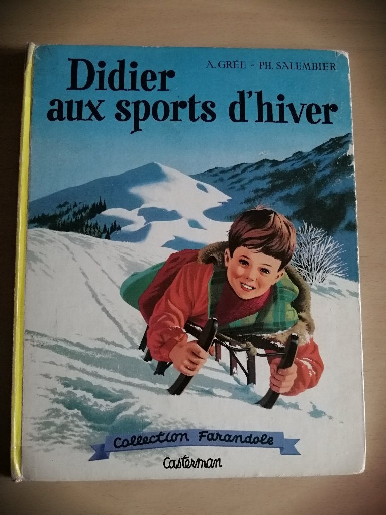 Didier aux sports d'hiver - collection Farandole 1966, Livres, Enlèvement ou Envoi