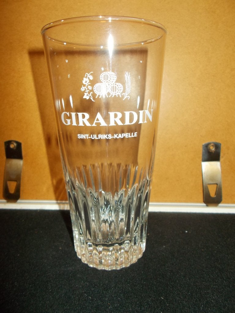 GIRARDIN - oud glas 33cl - Geuze - Kriek-Sint-Ulriks-Kapelle, Verzamelen, Ophalen, Zo goed als nieuw, Glas of Glazen, Overige merken