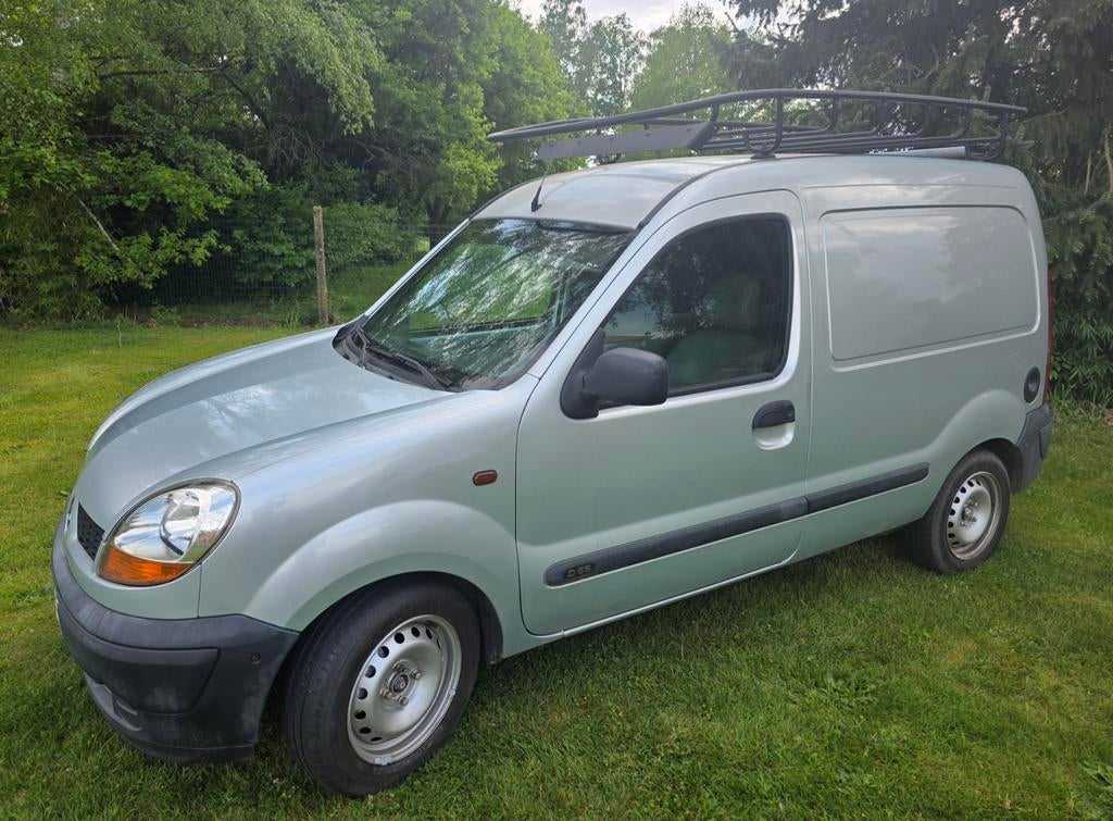 Gereserveerd:Renault kangoo 1.9d/2005-198000km gekeurd vvk, Bedrijf, Diesel, Te koop, Renault