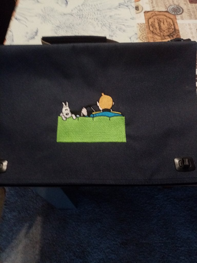 sac/cartable "tintin", Enlèvement, Tintin, Comme neuf, Autres types