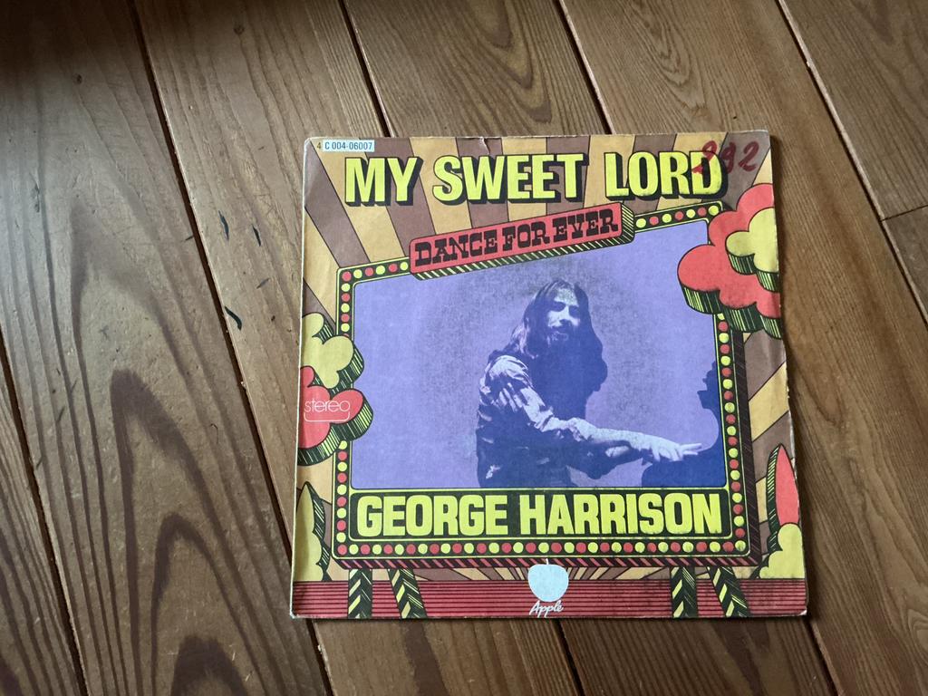 7 » George Harrison - Mon doux seigneur/ Qu'est-ce que la, Enlèvement ou Envoi