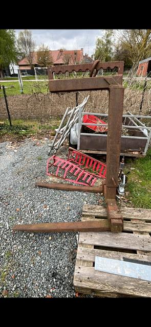 kraanvork of pallethaak voor aan kraan, Doe-het-zelf en Bouw, Ophalen, Gebruikt