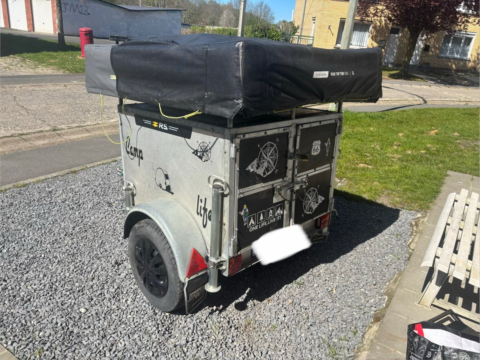 Remorque, Enlèvement, Comme neuf, Remorque à bagages