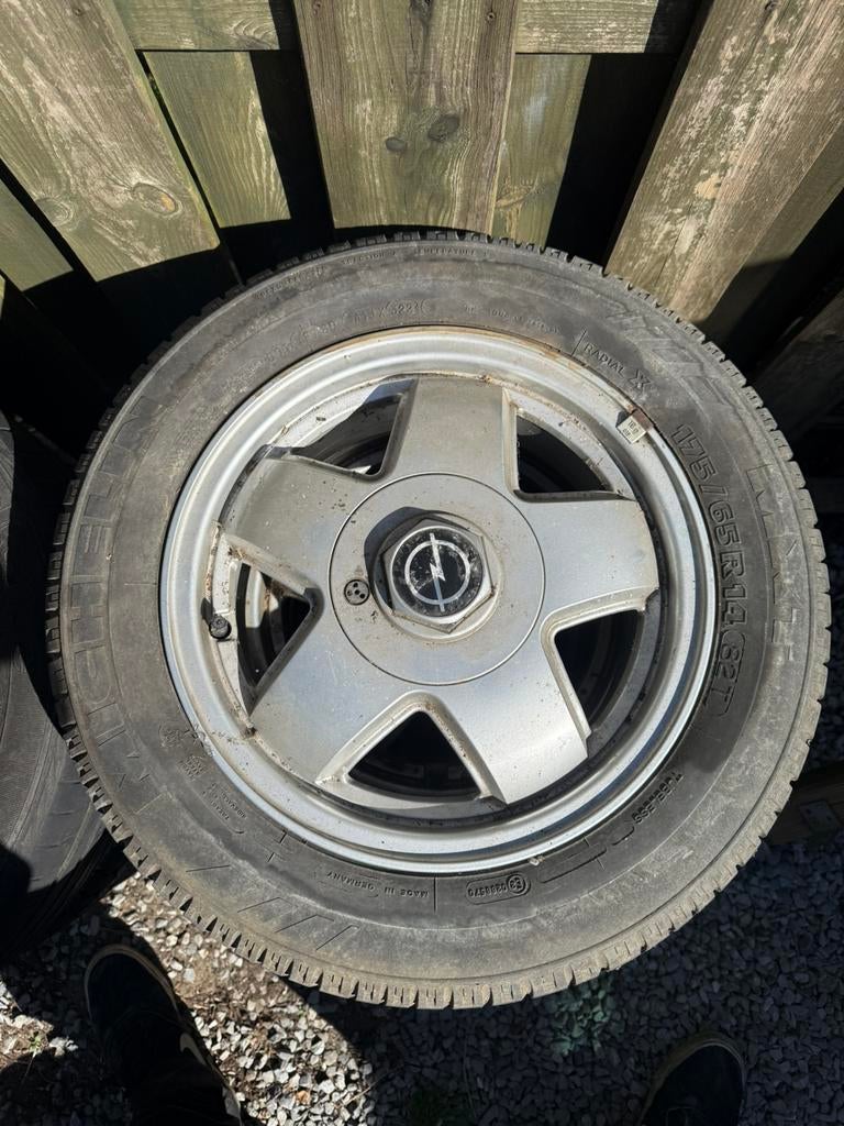 Opel kadett velgen met band, Fietsen en Brommers, Ophalen, Gebruikt
