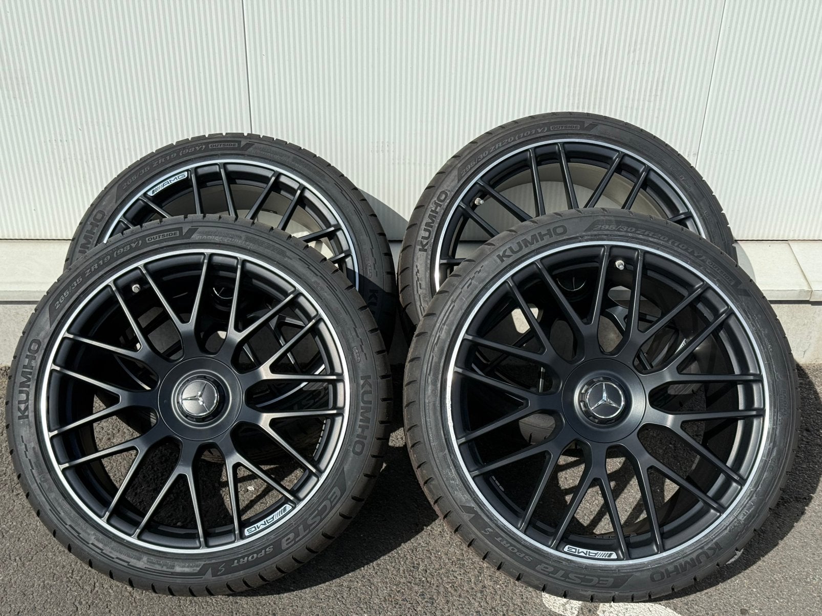MERCEDES C63 S 19inch en 20inch velgen ORIGINEEL, Auto-onderdelen, Ophalen, Gebruikt, 285 mm, Banden en Velgen
