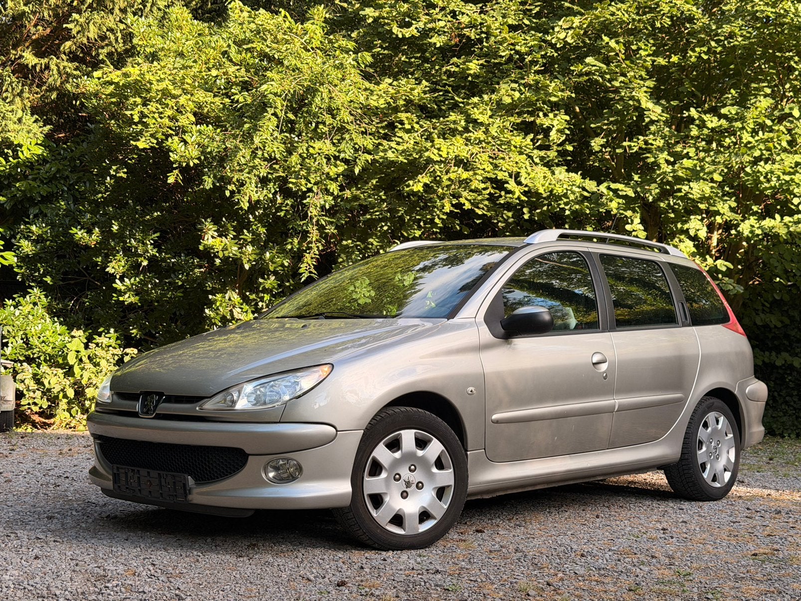 PEUGEOT 206 SW AUTOMAAT / AIRCO / BLUETOOTH, Auto's, Peugeot, Automaat, Stof, Zwart, Break