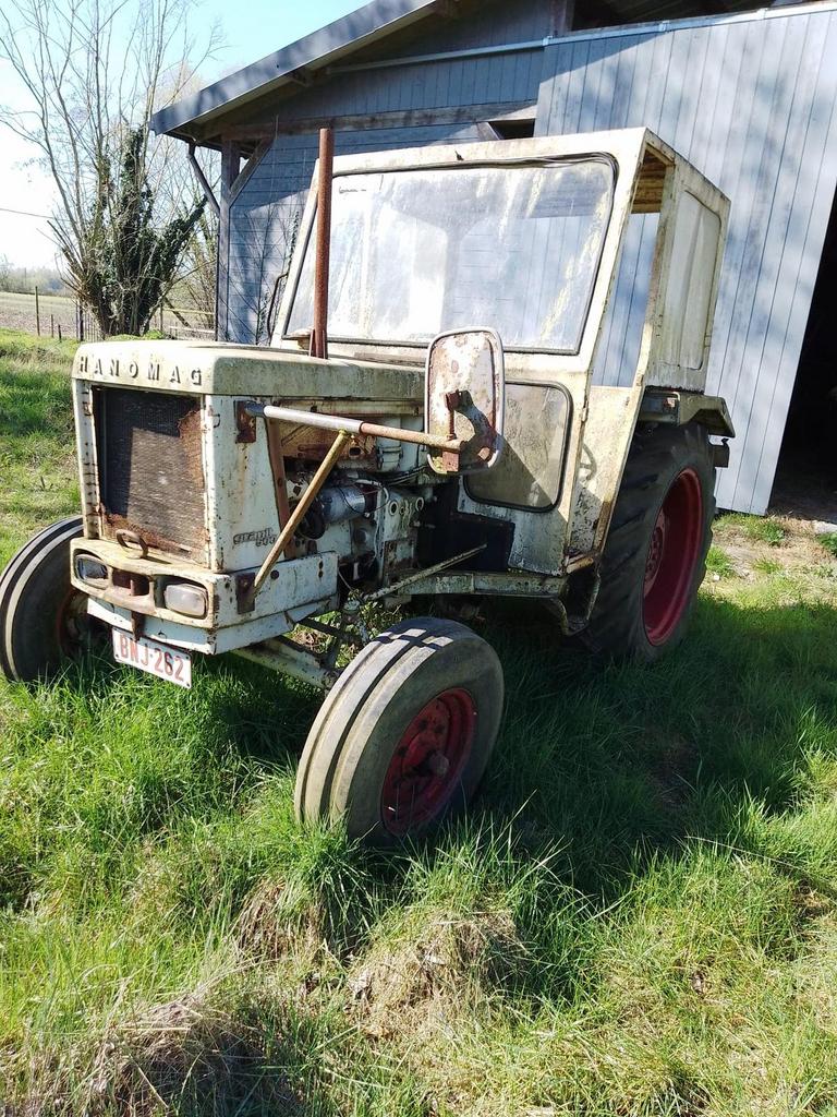 Hanomag Granit 500 met cabine, Zakelijke goederen, Landbouw | Tractoren, Overige merken, Oldtimer, Ophalen