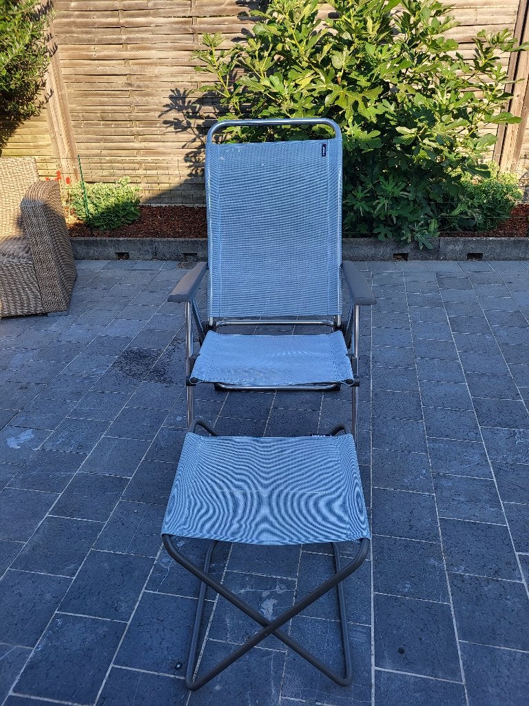 Lafuma campingstoel + bankje!, Caravans en Kamperen, Ophalen, Gebruikt, Campingstoel
