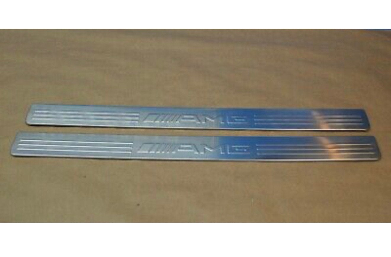 OE Chrome MERCEDES-Benz W204 C63 AMG instaplijsten deurstrip, Ophalen of Verzenden