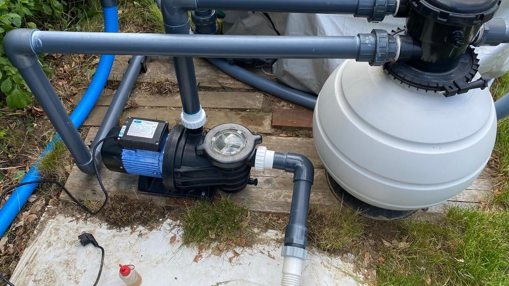 Krachtige zandfilter en pomp voor zwembad tot 50 m3, Sfera, Tuin en Terras, Ophalen, Gebruikt, Filter