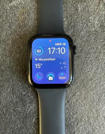 Apple Watch Series 5 - 44 mm, IOS, Comme neuf, Enlèvement, État