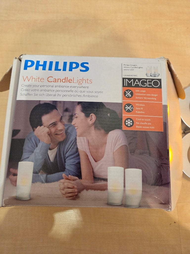 Candle lights philips, Ophalen, Gebruikt, Overige typen, Glas