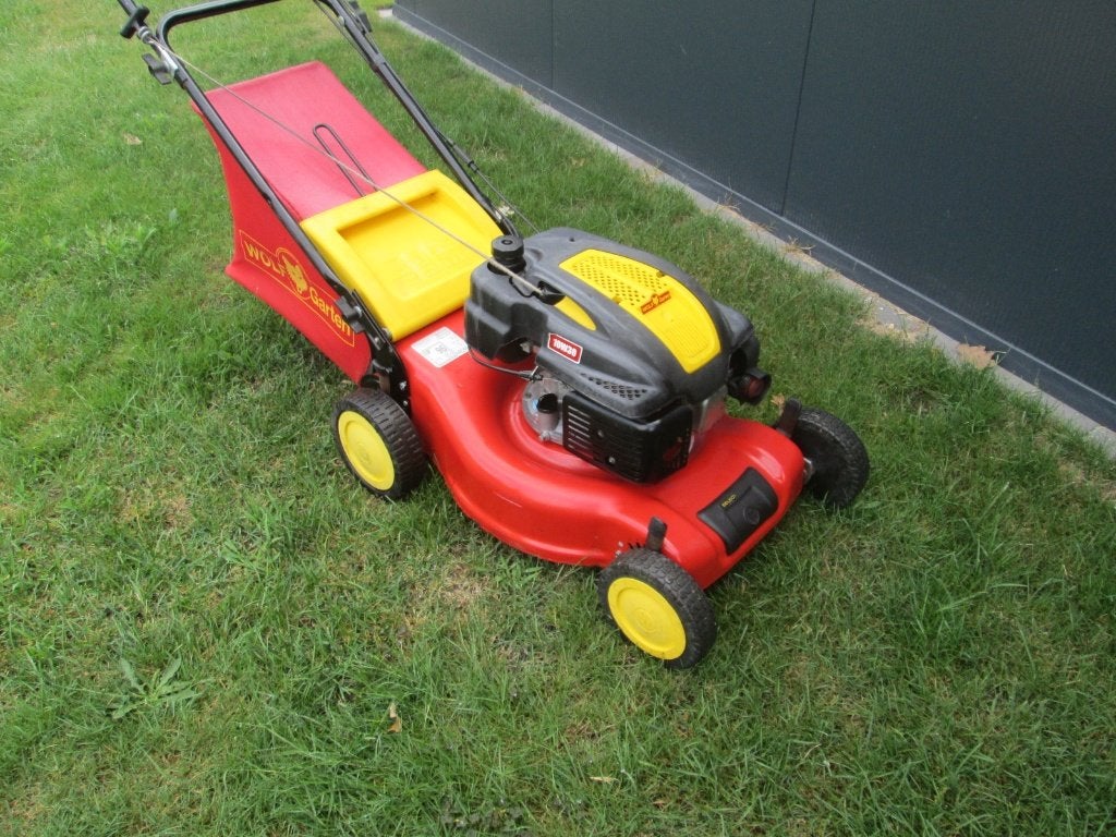 grasmaaier, grasmachine, Tuin en Terras, Grasmaaiers, Ophalen, Cirkelmaaier, Wolf 🐺 garden, Zo goed als nieuw
