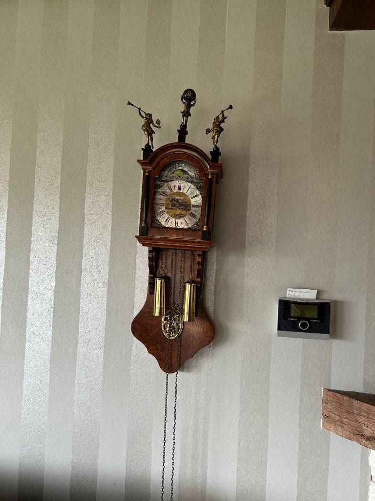 wandklok, Ophalen, Zo goed als nieuw, Wandklok