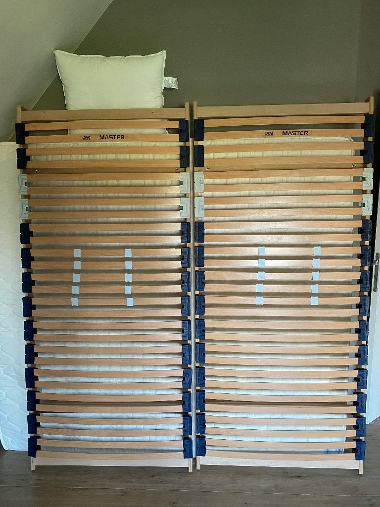 2 sommiers à lattes, 90 cm, Enlèvement, Sommier, 200 cm