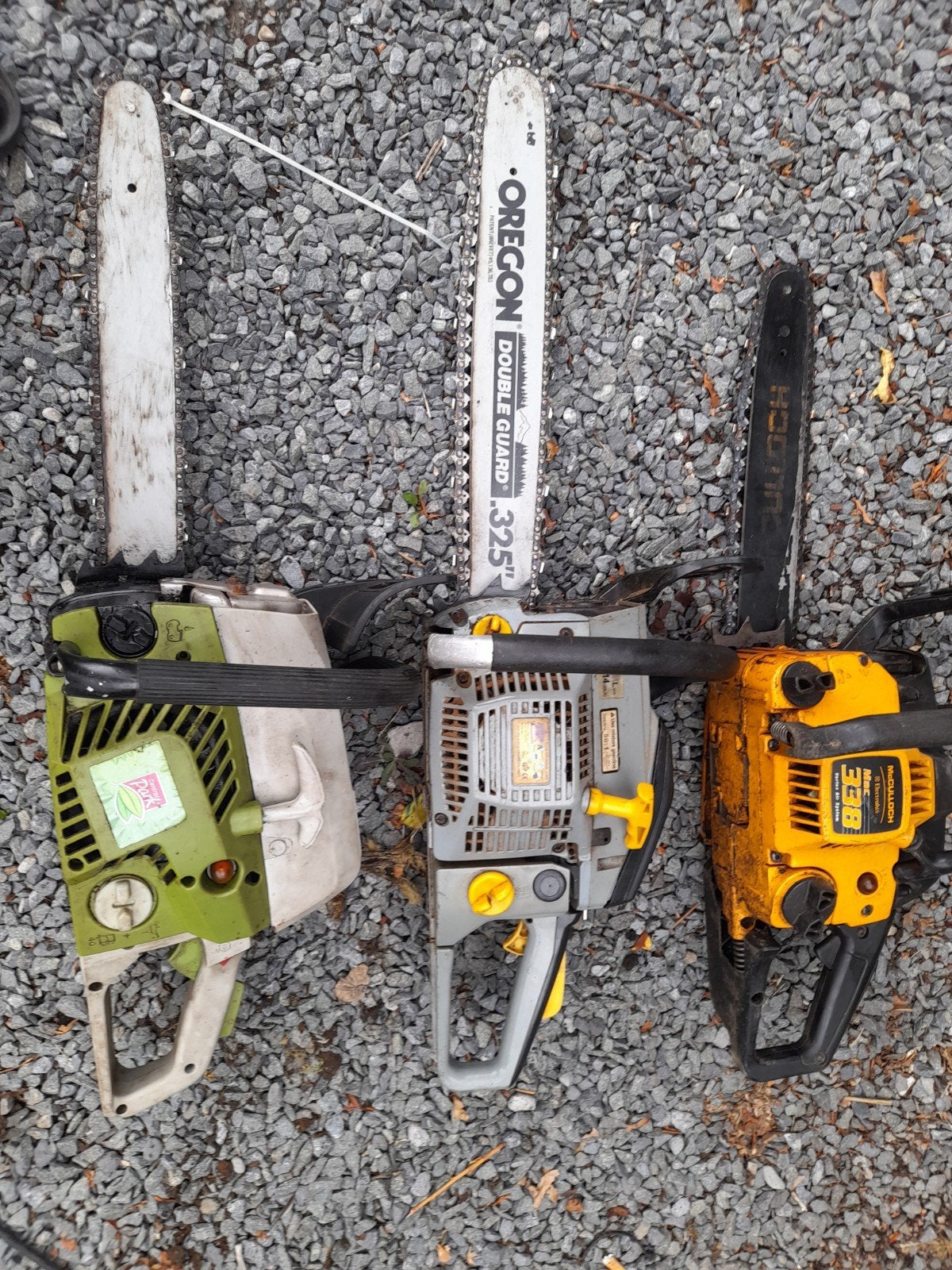 Lot tronconneuses, Jardin & Terrasse, Enlèvement, Utilisé, Essence