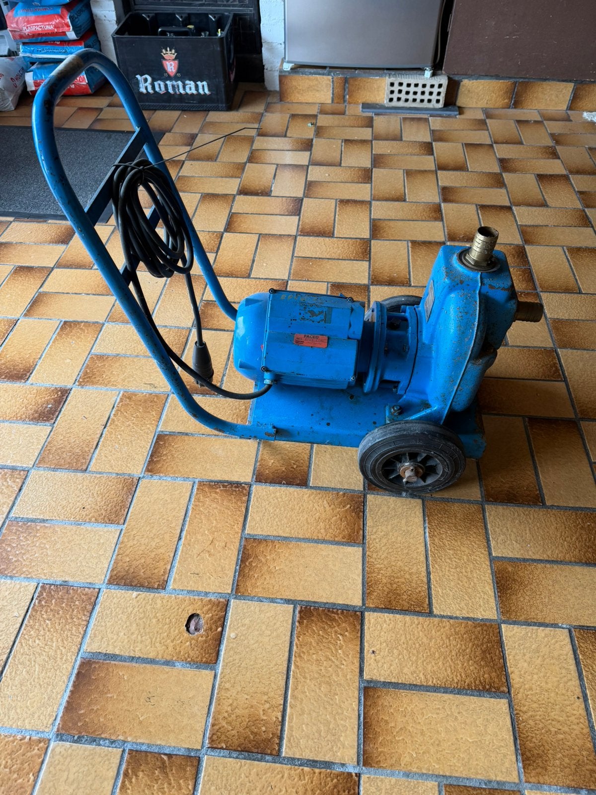 Waterpomp, Enlèvement, Utilisé