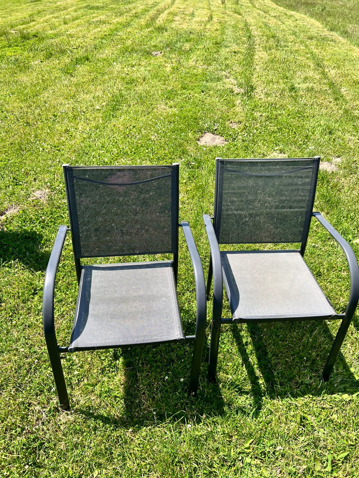 6 tuin/terras stoelen goede staat, Tuin en Terras, Ophalen, Zo goed als nieuw