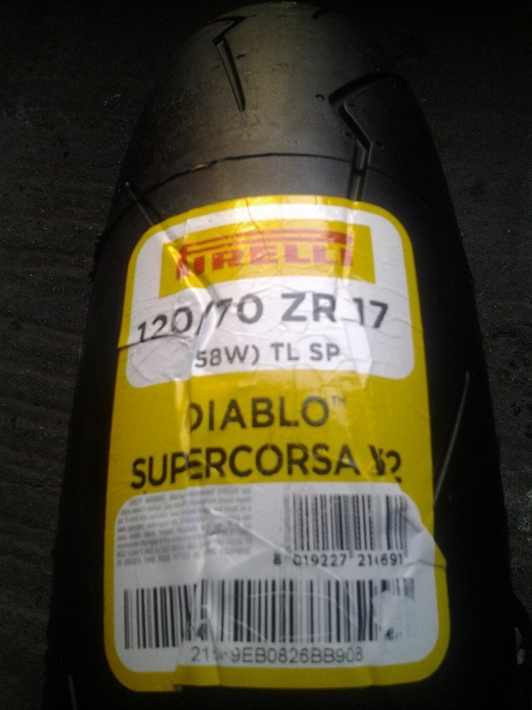 120/70/17 diablo supercorsa v2, Verzenden, Nieuw