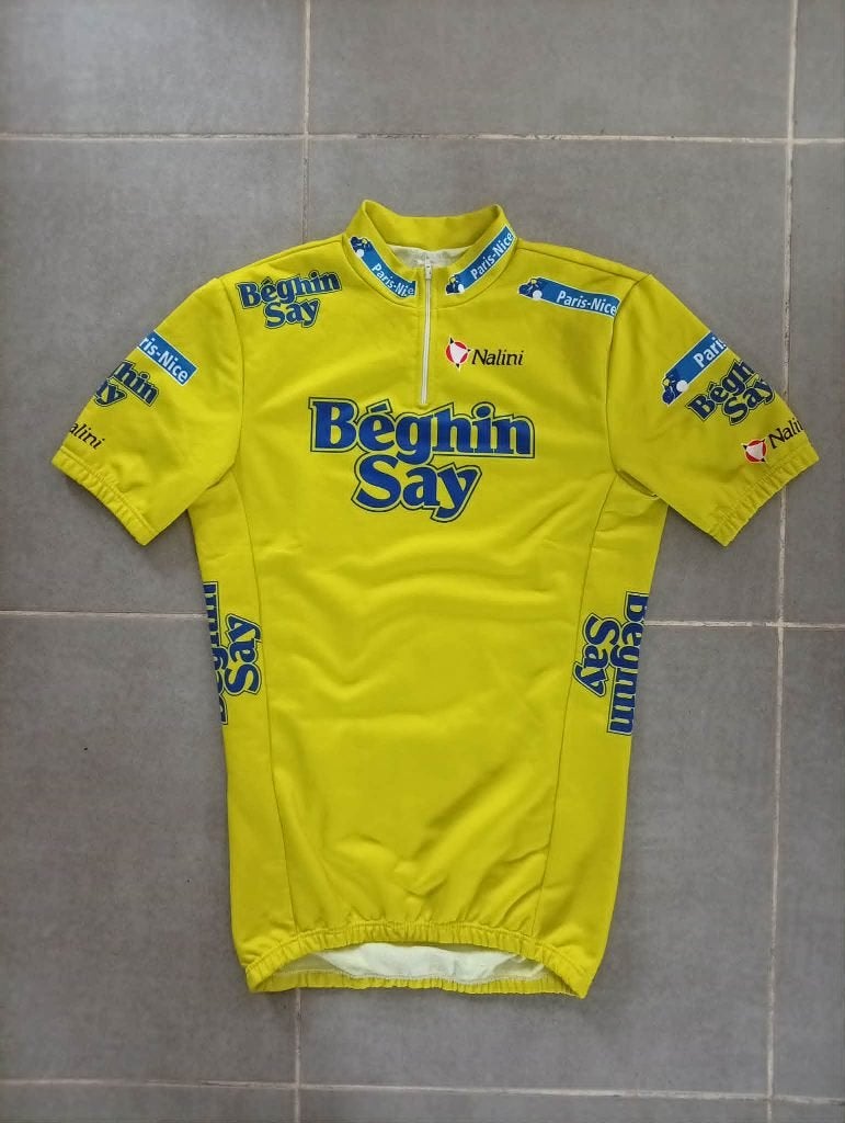Wielertrui Puntenklassement Parijs - Nice 1997, Vélos & Vélomoteurs, Vêtements d'extérieur, Enlèvement ou Envoi, M, Utilisé