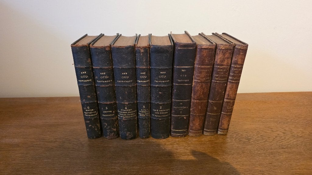 Antiquarische Bijbel 1859-1896 – 9-delige reeks (Beelen), Boeken, Christendom | Katholiek, Diverse auteurs, Ophalen, Gelezen