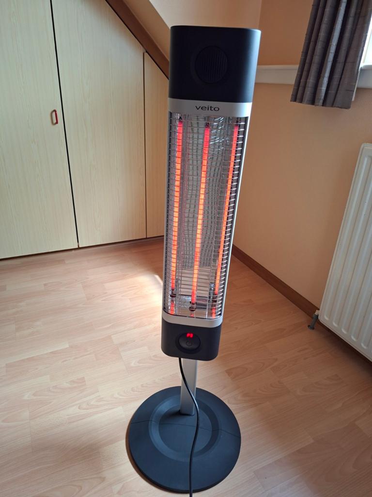 Radiateur infrarouge Veito Carbon CH1800 RE (1700W), Enlèvement