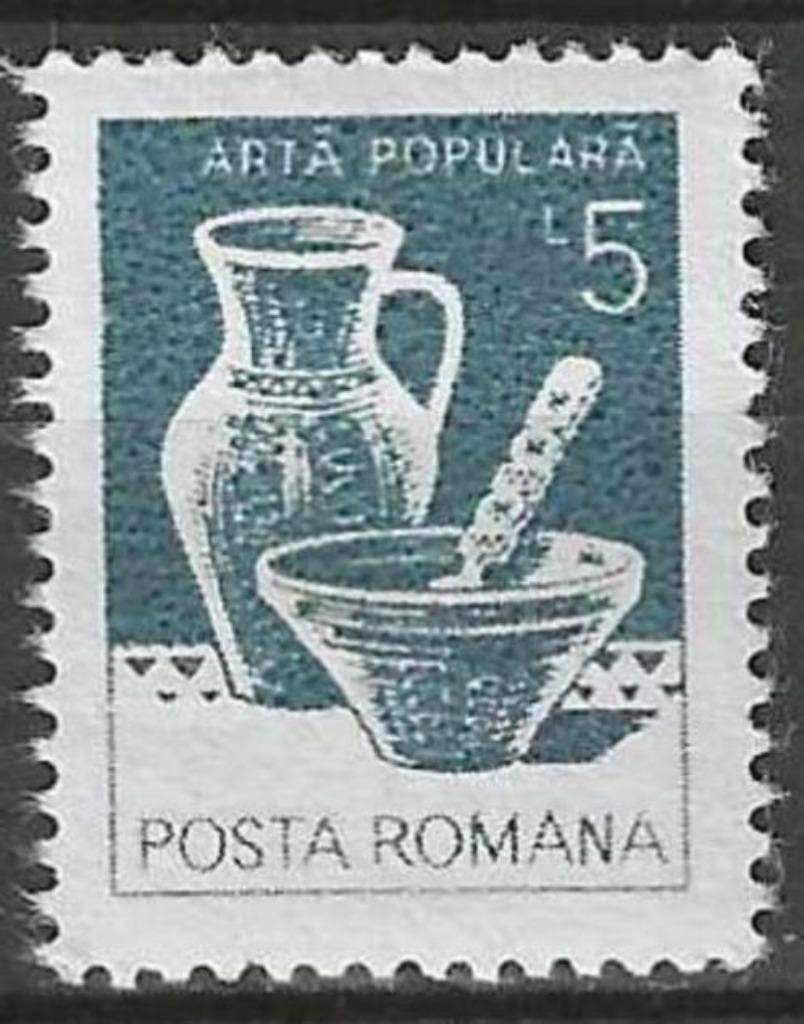 Roumanie 1982 - Yvert 3425 - Série en cours - Œure d'a (PF), Envoi, Non oblitéré