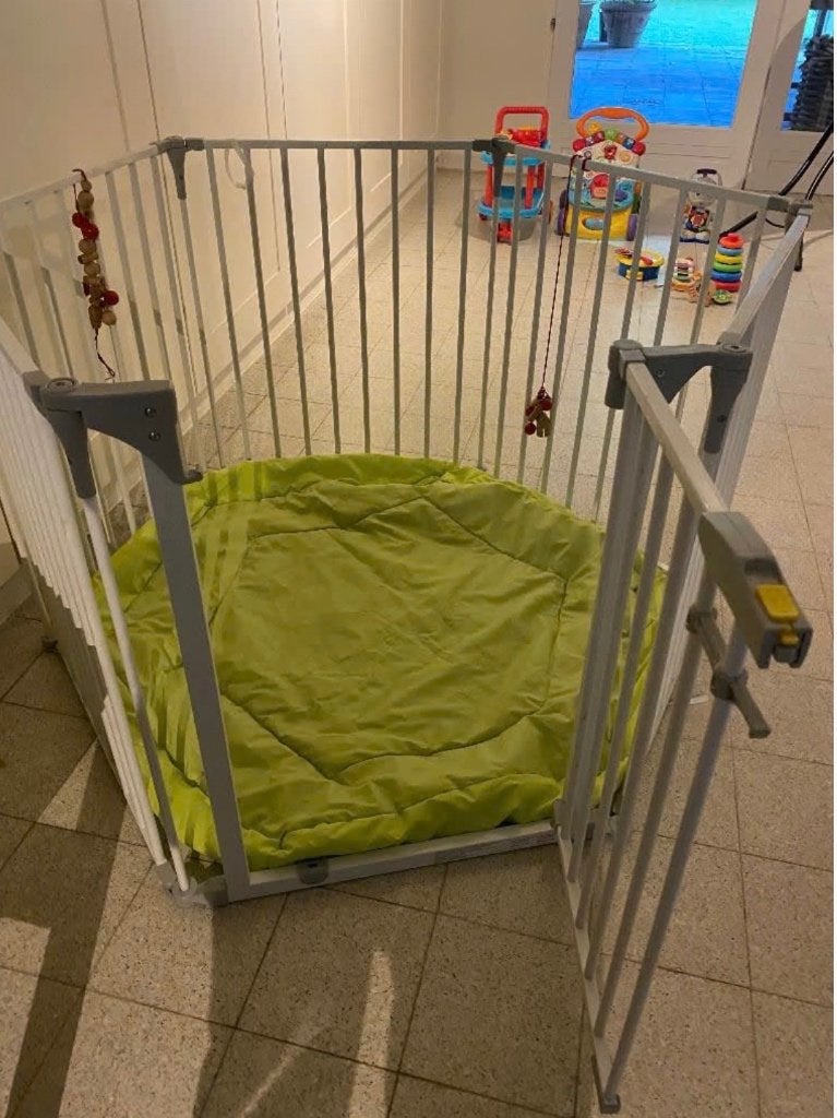 Omheining baby of tuin, Tuin en Terras, Tuinhekken en Hekwerk, Ophalen, Met poort, Overige typen, Aluminium