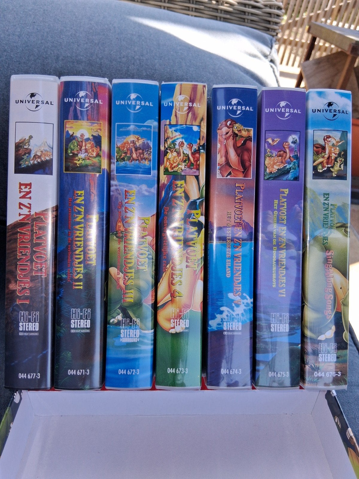 Box vhs platvoet en zijn vriendjes deel 1 tem 6 + vhs songs, Cd's en Dvd's, Ophalen