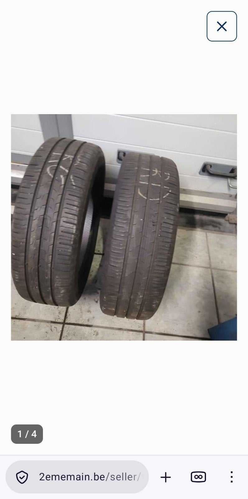 A.V. 2 Pneus Continental Ecocontact6 185/55R16 XL 87H, Autos : Pièces & Accessoires, 16 pouces, Véhicule de tourisme, Pneus été