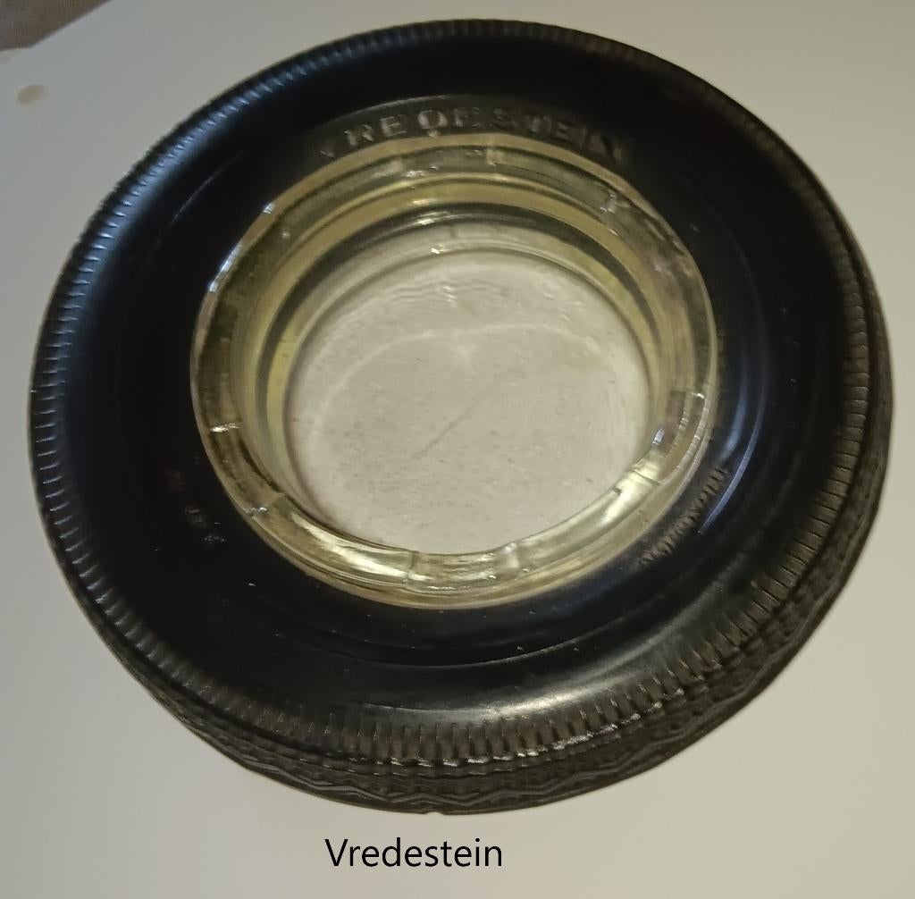asbak in band vredestein, Verzamelen, Ophalen of Verzenden, Asbak