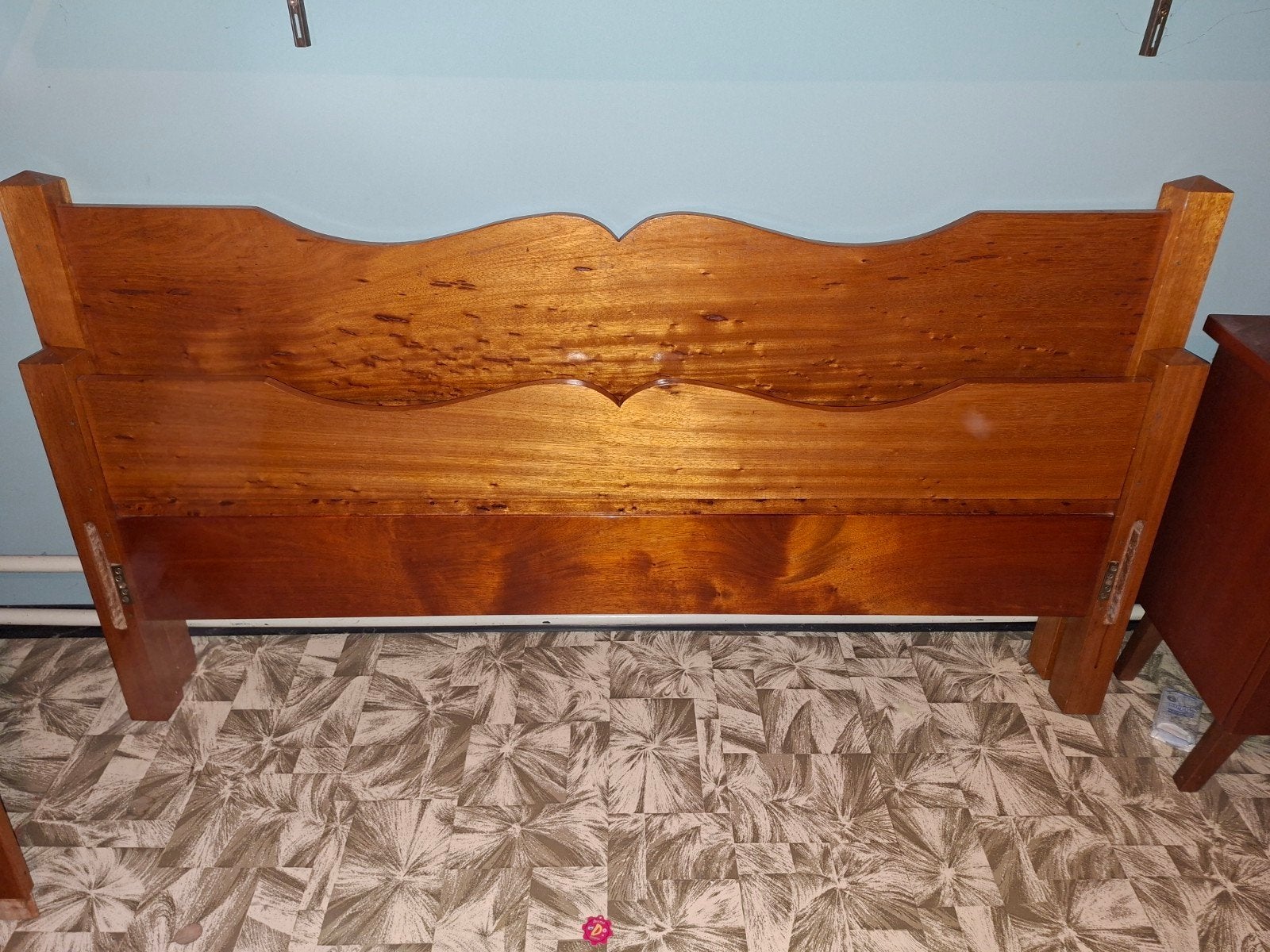 Bed 1 meter 40 op 2 meter. Twijfelaar., Antiek en Kunst, Ophalen