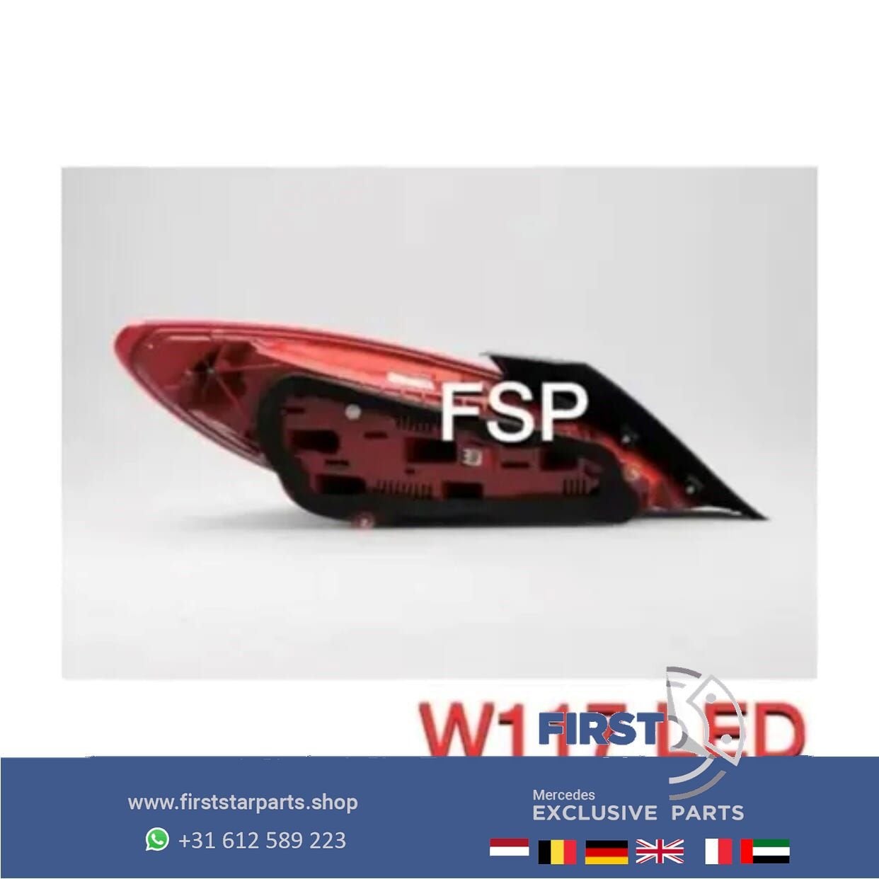 W117 C117 X117 CLA LED ACHTERLICHT RECHTS ORIGINEEL Mercedes, Auto-onderdelen, Gebruikt, -, Ophalen of Verzenden, -