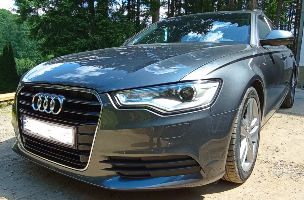 Audi A6 break 2l TFSI multitronic Sline pano trekh leder, Multifunctioneel stuurwiel, Zwart, 4 cilinders, Leder