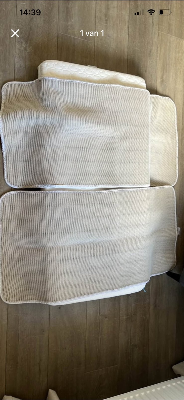 Matrasbeschermer babybed, Ophalen, Gebruikt