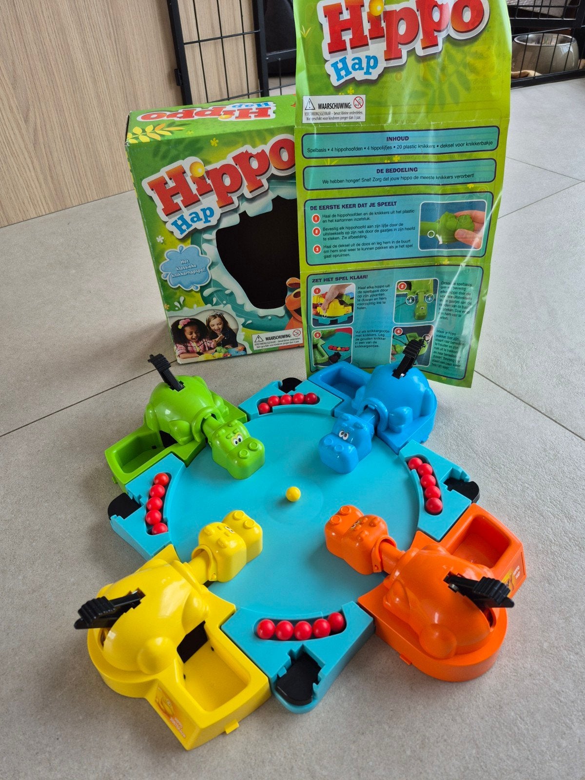 Spel Hippo Hap, Hobby en Vrije tijd, Drie of vier spelers, Ophalen of Verzenden, Gebruikt, HASBRO